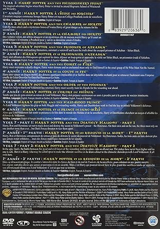 Harry Potter: The Complete 8-Film Collection [DVD]