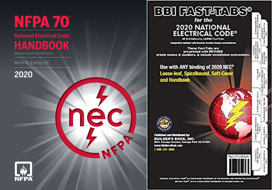 NFPA 70 NEC 2020 Handbook with BBI Fast TAB for Handbook - NYBooksHub