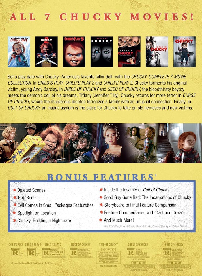 Chucky: Complete 7-movie collection [DVD]