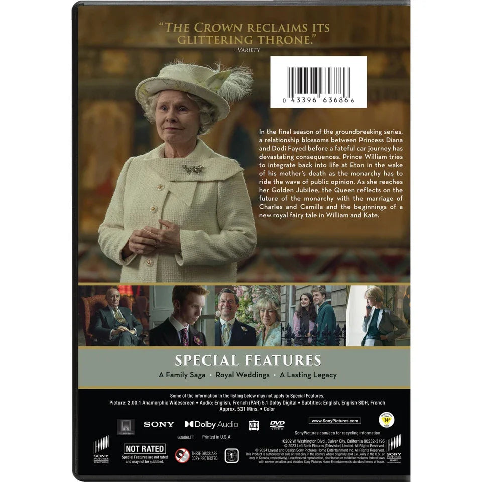 The Crown season 6 DVD